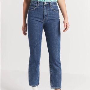 Current/Elliott Vintage Cropped Slim Jeans